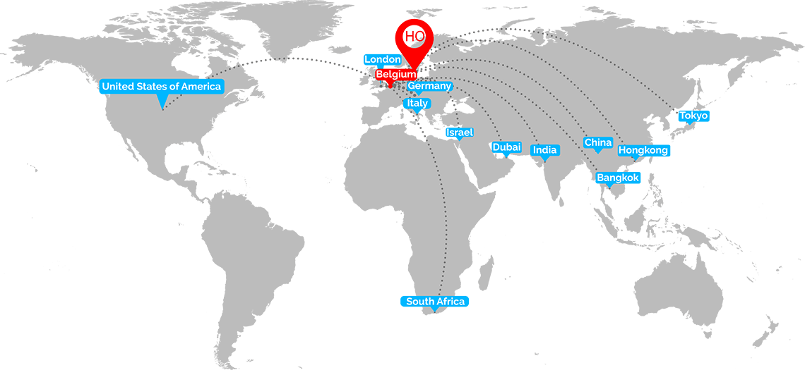 Diamtrade global presence